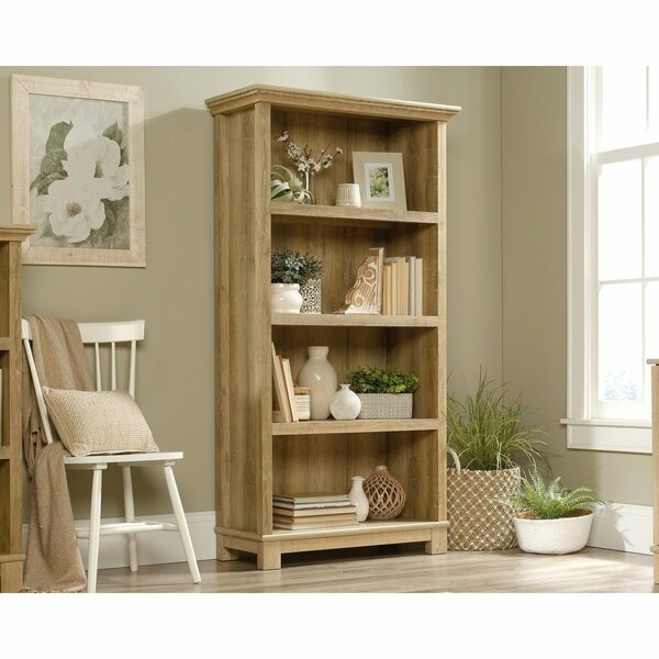 Sauder Garden Villa Tall Bookcase , Strong and lightweight panel construction for long lasting durability 424106